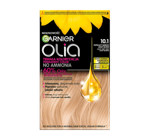 GARNIER OLIA PERMANENTE HAARFARBE OHNE AMMONIAK 10.1 ASCHGRAUES SEHR HELLES BLOND