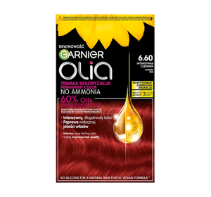 GARNIER OLIA PERMANENTE HAARFARBE OHNE AMMONIAK 6.60 INTENSIVES ROT