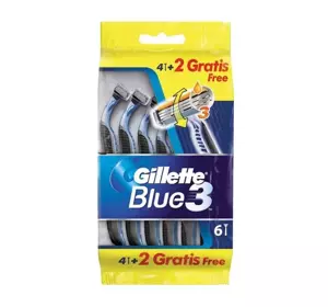 GILLETTE BLUE 3 EINWEGRASIERER 6 STÜCK