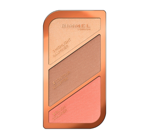 GRATIS RIMMEL KATE GESICHTSKONTURIERUNGSPALETTE ROUGE HIGHLIGHTER UND BRÄUNUNGSPUDER  002