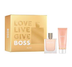 HUGO BOSS ALIVE EDP SPRAY 50ML + LOTION  75ML SET