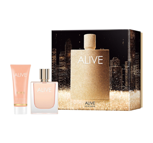 HUGO BOSS ALIVE EDP SPRAY 50ML + LOTION  75ML SET