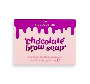 I HEART REVOLUTION CHOCOLATE BROW SOAP TRANSPARENTE AUGENBRAUENSEIFE MIT BÜRSTE 10G