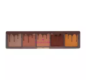 I HEART REVOLUTION MINI CHOCOLATE PALETTE CHOCOLATE FUDGE 1,1G