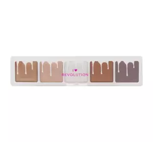 I HEART REVOLUTION MINI CHOCOLATE PALETTE WHITE VANILLA CREAM 1,1G