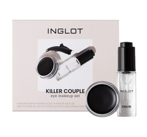 INGLOT KILLER COUPLE SET FÜR AUGEN MAKE UP DURALINE + AMC EYELINER 77