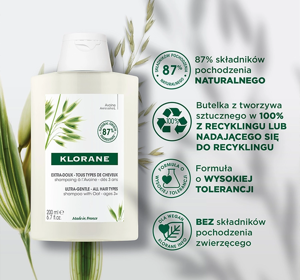 KLORANE ULTRASANFT SHAMPOO MIT HAFER 200ML