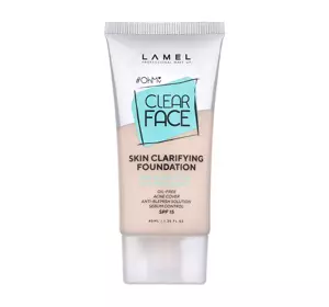 LAMEL CLEAR FACE FOUNDATION MATTIERENDE GRUNDIERUNG SPF15 402 DEEP BEIGE 40ML