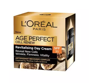 LOREAL AGE PERFECT CELL RENEW REVITALISIERENDE TAGESCREME SPF30 50ML