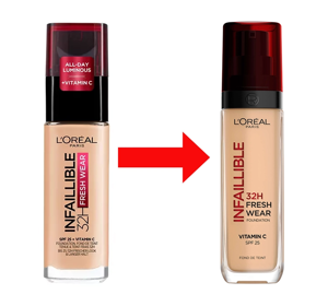 LOREAL INFAILLIBLE 32H FRESH WEAR FOUNDATION 30 ROSE PEARL 30ML