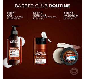 LOREAL MEN EXPERT BARBER CLUB FEUCHTIGKEITSGEL FÜR BART UND HAUT 50ML