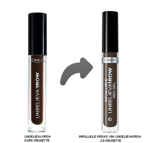 LOREAL UNBELIEVA BROW GEL DARK BRUNETTE 3,4ML