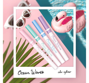 LOVELY OCEAN WAVES BUNTER EYELINER FÜR AUGENLIDER 2 VIOLETT