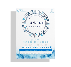 LUMENE NORDIC HYDRA [LÄHDE] HYDRATION RECHARGE VEGANE FEUCHTIGKEITSSPENDENDE NACHTCREME 50ML