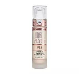 MAKEUP REVOLUTION IRL FILTER LANG ANHALTENDE FOUNDATION F0.1 23ML