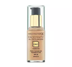 MAX FACTOR FACE FINITY ALL DAY FLAWLESS 3IN1 GRUNDIERUNG 80 BRONZE 30 ML