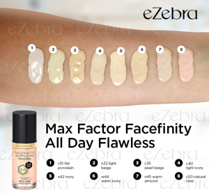 MAX FACTOR FACEFINITY ALL DAY FLAWLESS 3IN1 VEGANE GRUNDIERUNG C40 LIGHT IVORY 30ML