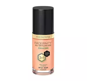 MAX FACTOR FACEFINITY ALL DAY FLAWLESS 3IN1 VEGANE GRUNDIERUNG C80 BRONZE 30ML