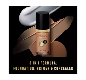 MAX FACTOR FACEFINITY ALL DAY FLAWLESS 3IN1 VEGANE GRUNDIERUNG N75 GOLDEN 30ML
