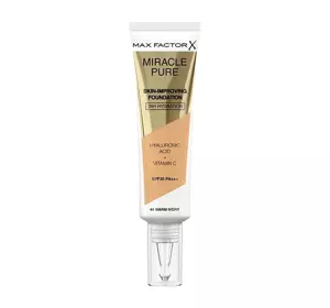 MAX FACTOR MIRACLE PURE FOUNDATION ZUR VERBESSERUNG DES HAUTZUSTANDS 44 WARM IVORY 30ML