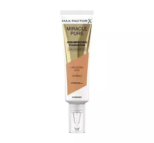 MAX FACTOR MIRACLE PURE FOUNDATION ZUR VERBESSERUNG DES HAUTZUSTANDS 80 BRONZE 30ML