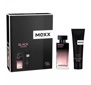 MEXX BLACK WOMAN EDT SPRAY 30ML + SG 50ML SET