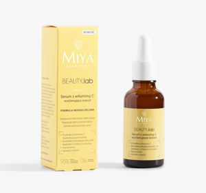 MIYA COSMETICS BEAUTY.LAB SERUM FÜR GESICHT MIT VITAMIN C FÜR AUSGEGLICHENES HAUTKOLORIT 30ML