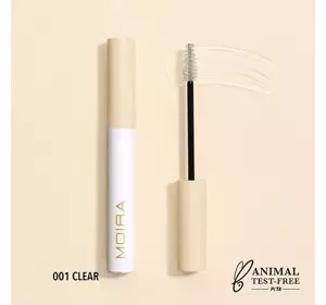 MOIRA FARBLOSE AUGENBRAUENMASCARA 01 CLEAR 6,3ML