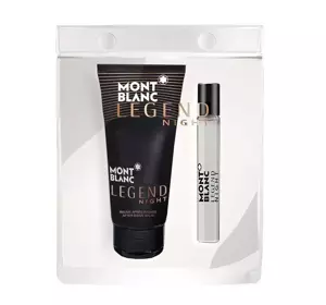 MONT BLANC LEGEND NIGHT EDP SPRAY 7,5ML + AFTER SHAVE LOTION 50ML
