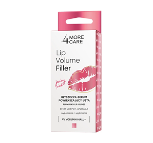 MORE4CARE LIP VOLUME FILLER LIPGLOSS-SERUM FÜR MEHR LIPPENVOLUMEN JUICY PINK 4,8G