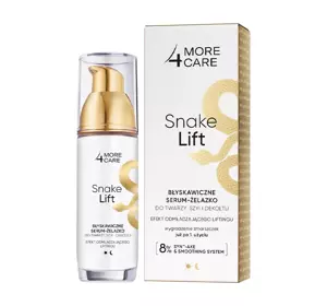 MORE4CARE SNAKE LIFT BLITZSCHNELL WIRKENDES SERUM FÜR GESICHT 35ML