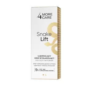 MORE4CARE SNAKE LIFT STRAFFENDE GLÄTTUNGSCREME UNTER AUGEN UND AUF AUGENLIDER 35ML