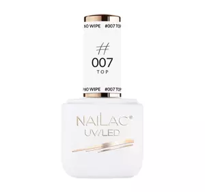 NAILAC TOP HYBRID TOP COAT #007 NO WIPE 7ML