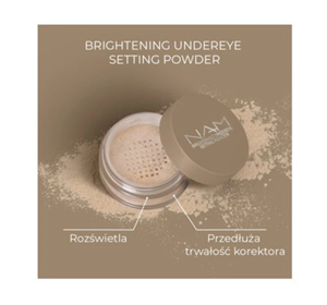 NAM Brightening Undereye Setting Powder aufhellendes loses Augenpuder 3,5g