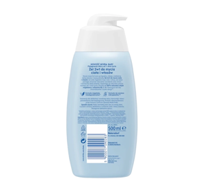 NIVEA BABY 2IN1 WASCHGEL FÜR KÖRPER UND HAAR BEI KINDERN MIT PUMPE 500ML