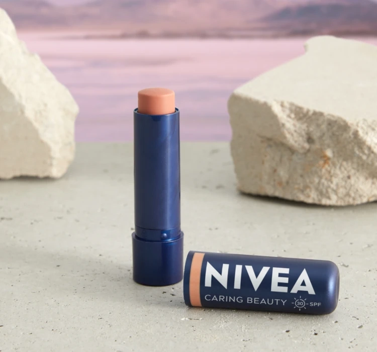 NIVEA CARING BEAUTY PFLEGENDER LIPPEN- UND WANGENSTIFT 3IN1 NUDE 4,8G