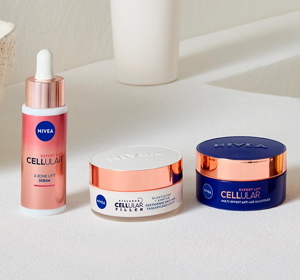 NIVEA CELLULAR EXPERT LIFT KOSMETIKSET ZUR PFLEGE SERUM + TAGESCREME