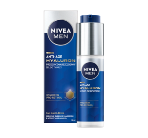 NIVEA MEN ANTI-AGE HYALURON ANTI FALTEN GESICHTSGEL FÜR MÄNNER 50ML