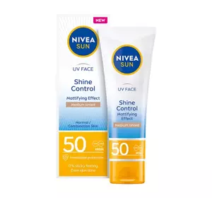 NIVEA SUN SHINE CONTROL MATTIERENDE GESICHTSCREME SPF 50 50ML