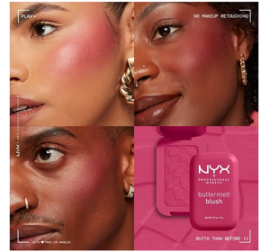 NYX PROFESSIONAL MAKEUP BUTTERMELT WANGENROUGE IM KOMPAKT 11 BUTTA THAN BEFORE 5G