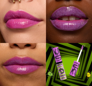 NYX Professional Make Up x Beetlejuice Sandworm Swirl Lip Gloss 02 Green + Purple 10ml 