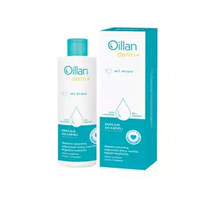 OILLAN DERM+ EMULSION ZUM BADEN FÜR TROCKENE UND ATOPISCHE HAUT 200ML