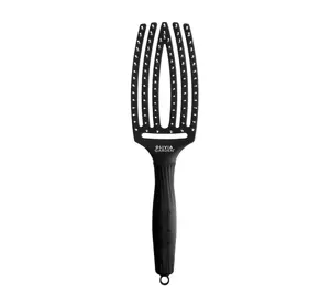 OLIVIA GARDEN FINGERBRUSH IONIC HAARBÜRSTE MEDIUM BLACK