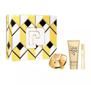 PACO RABANNE LADY MILLION EDP SPRAY 80ML + 10ML + KÖRPERLOTION 100ML SET