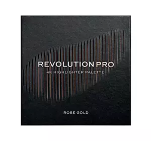 REVOLUTION PRO 4K HIGHLIGHTER PALETTE ROSE GOLD 4G