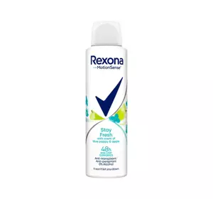 REXONA STAY FRESH BLUE POPPY & APPLE SPRAY ANTITRANSPIRANT FÜR FRAUEN 150ML