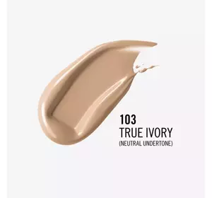 RIMMEL LASTING FINISH 35HR FOUNDATION 103 TRUE IVORY 30ML