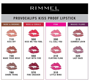 RIMMEL PROVOCALIPS LIPPENSTIFT + LIPGLOSS 310 LITTLE MINX