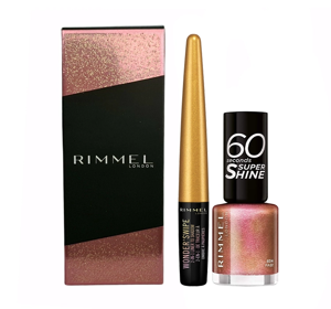 RIMMEL SET EYELINER WONDER’SWIPE + NAGELLACK 60 SECONDS