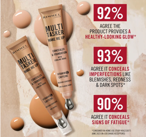 Rimmel Multi-Tasker Wake Me Up 2-in-1 Concealer und Foundation 040 Ivory 20ml 